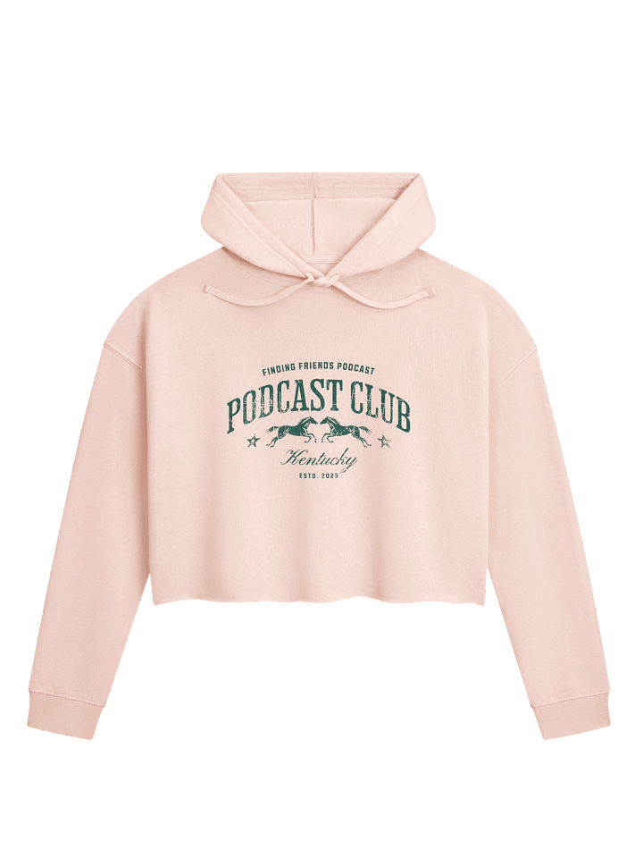 Vintage Podcast Club Cropped Hoodie product image (1)