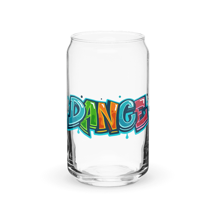 Graffiti Dance Can-Shaped Glass product image (2)