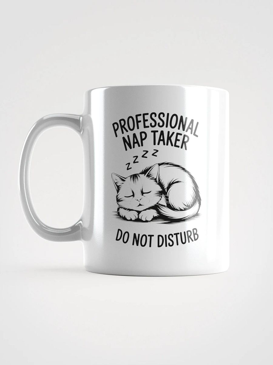 Professional Nap Taker Cat Mug | Funny Sleepy Cat Mug product image (6)