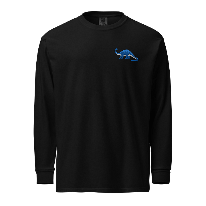 Brontosaurus Embroidered Long Sleeve T Shirt product image (1)
