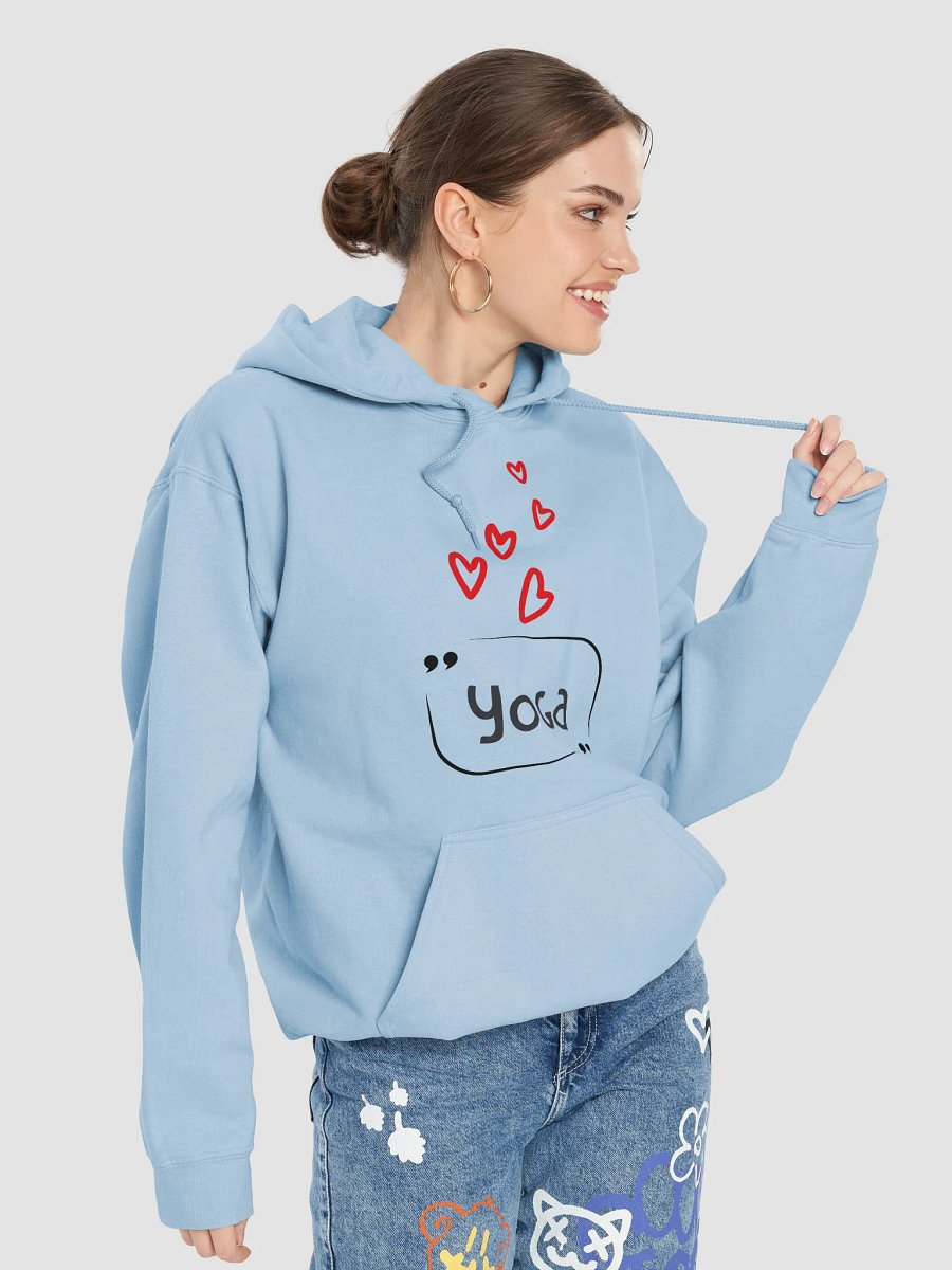 Yoga Love Hoodie - Heartfelt Design product image (7)