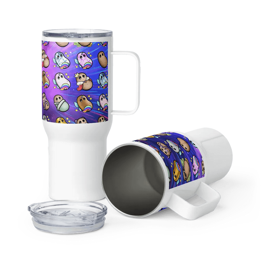 ''Patates intergalactiques'' Tasse de voyage avec poignée product image (6)