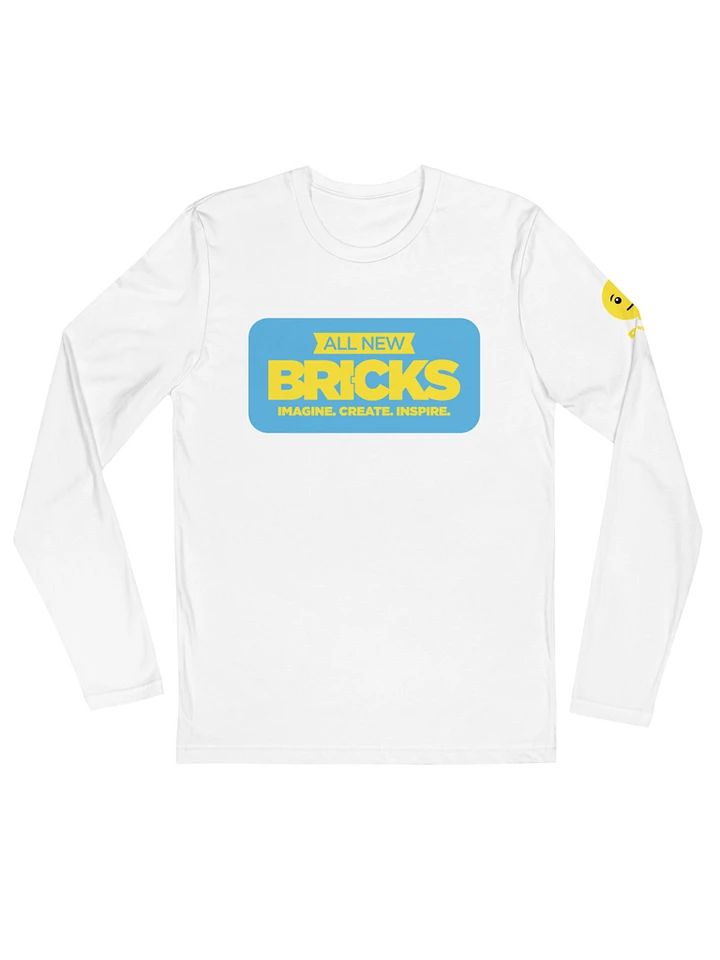 All New Bricks Long Sleeve White T-Shirt product image (1)