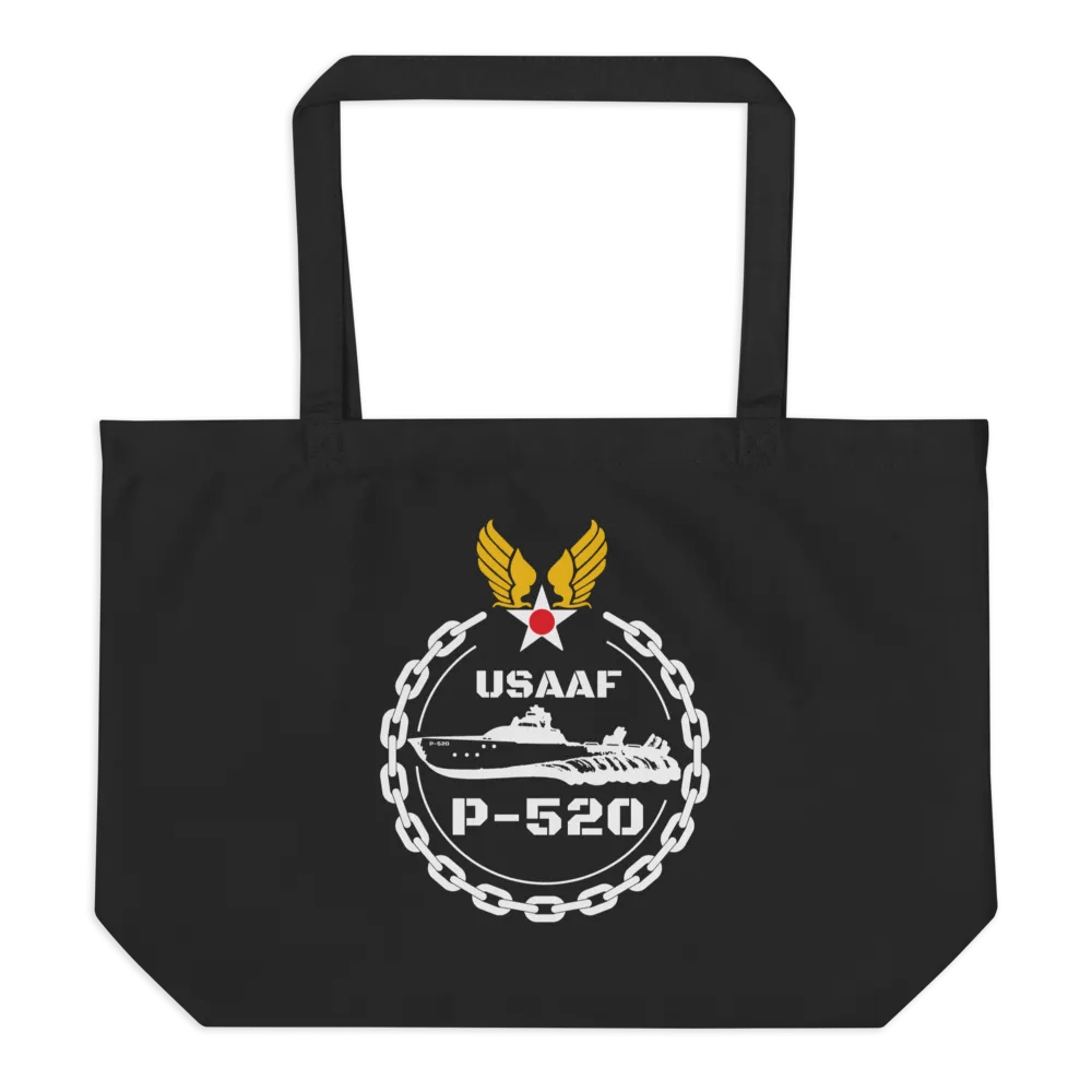 P-520 Crashboat Organic Cotton Twill Tote Bag product image (6)