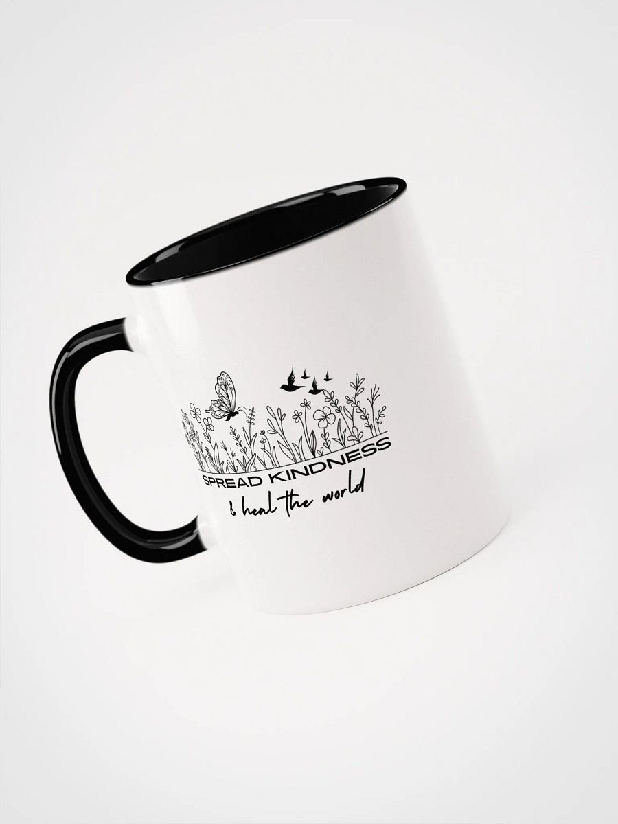 Spread Kindness Ceramic Mug - Black & White product image (3)