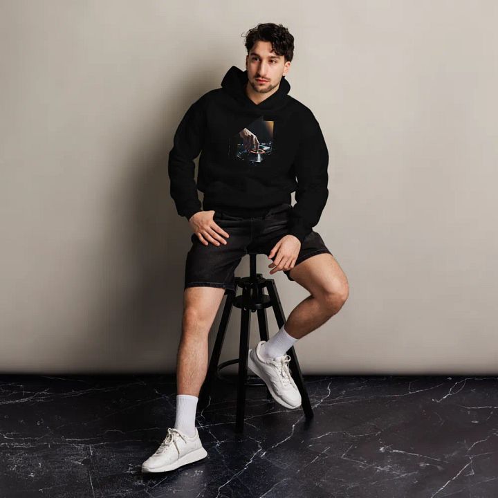 Vinyl Groove Oversized Hoodie product image (1)