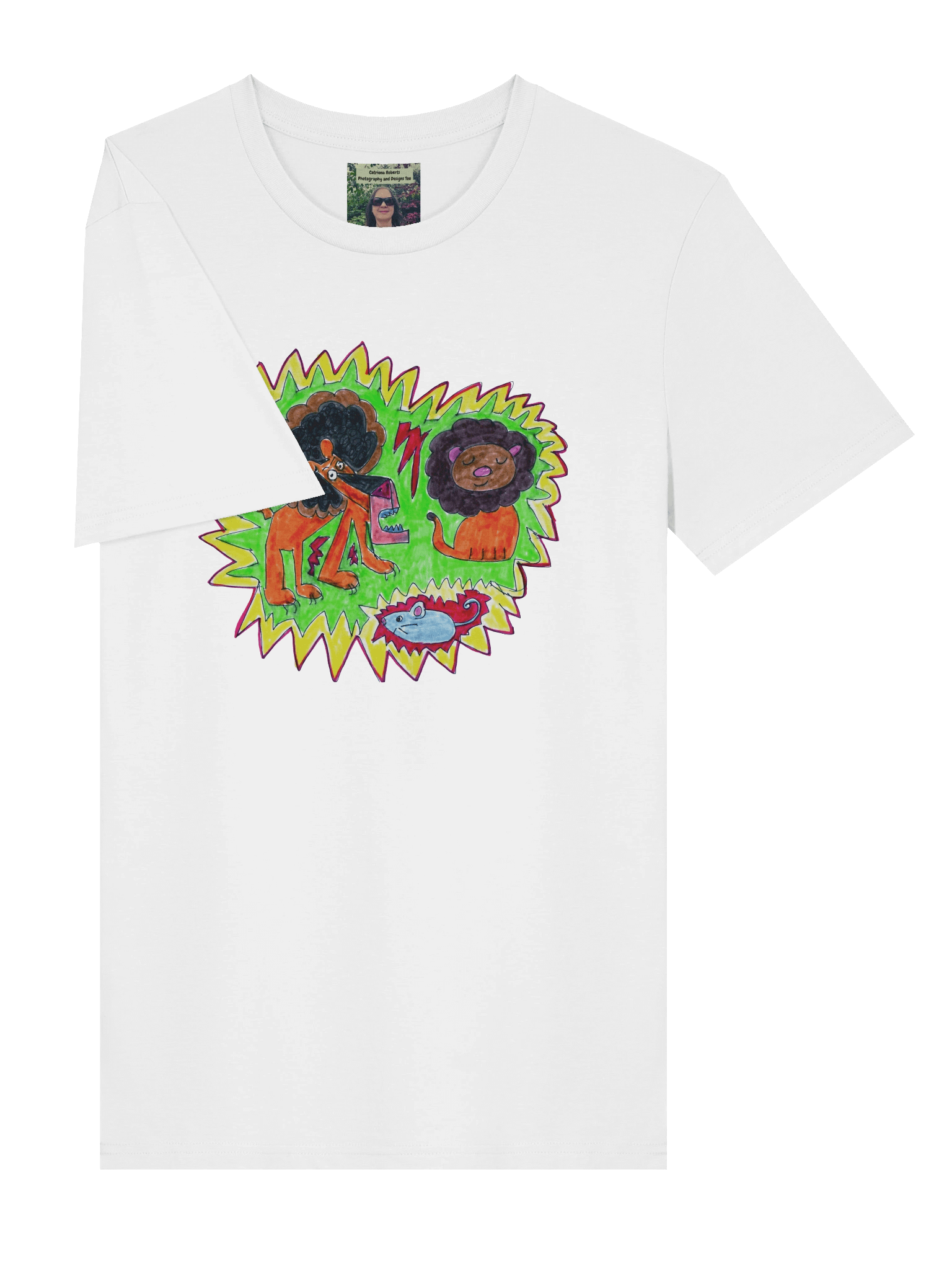 Lively Lions Organic T-Shirt product image (8)