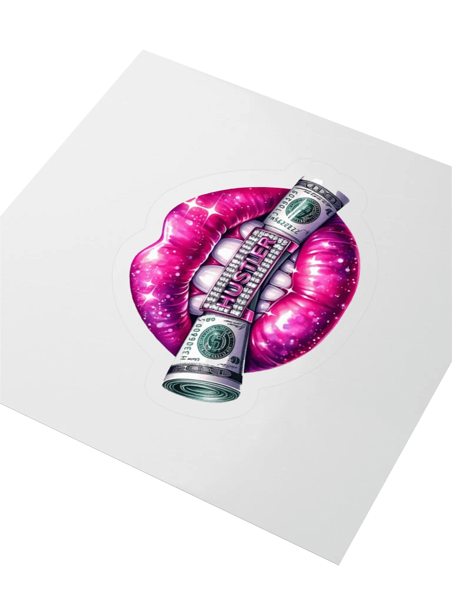 Hustler Lips Kiss Cut Stickers product image (10)