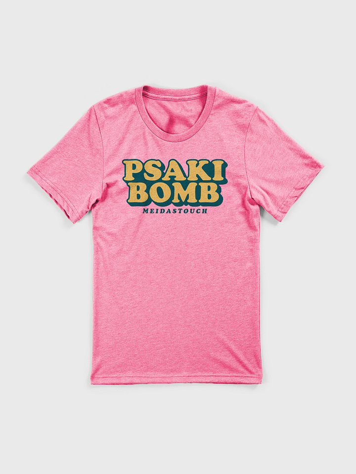 Yellow PsakiBomb Women's Cut T-Shirt product image (1)