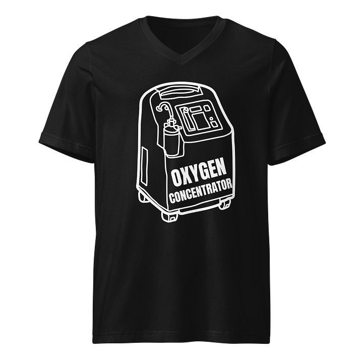 oxygen concentrator graphic V-Neck Tee product image (1)