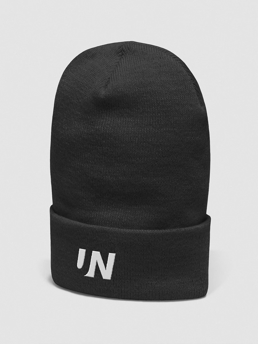 UN Beanie (Black/White) product image (2)