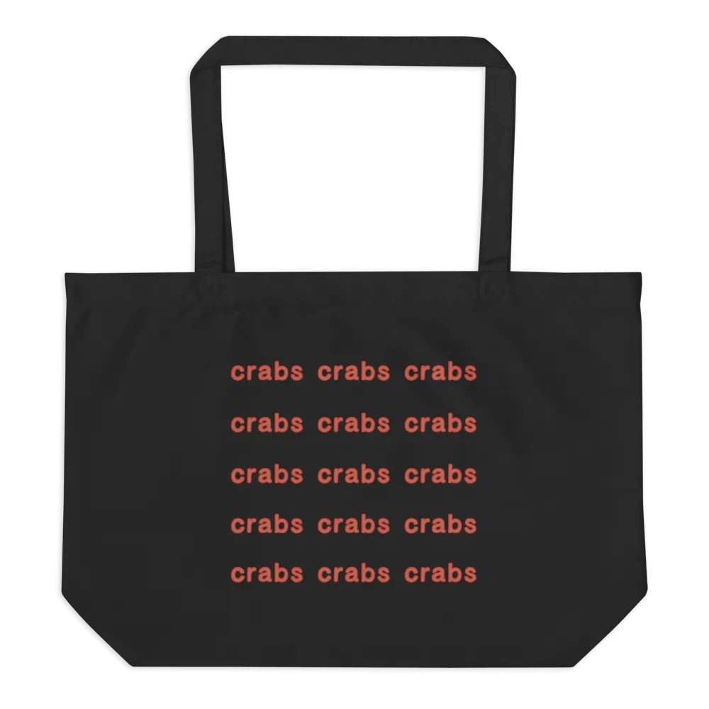 Crab Tote Bag (wide) product image (2)
