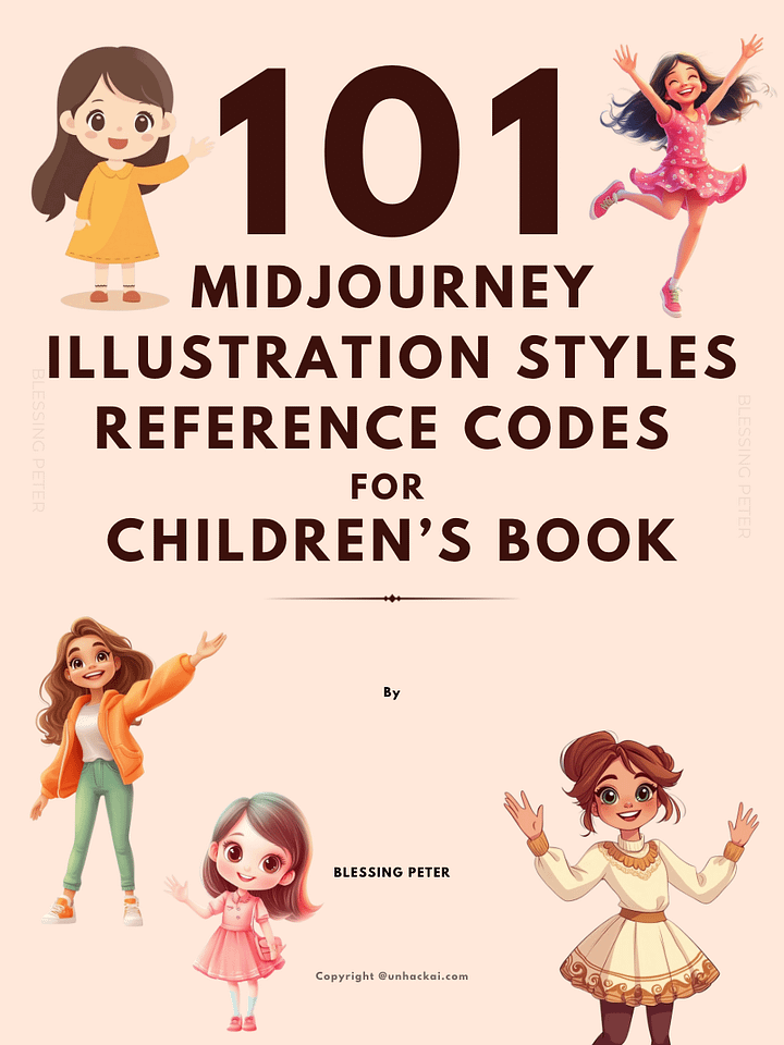 101 Midjourney Illustration Styles Reference (--sref) Codes for Children's Books product image (1)