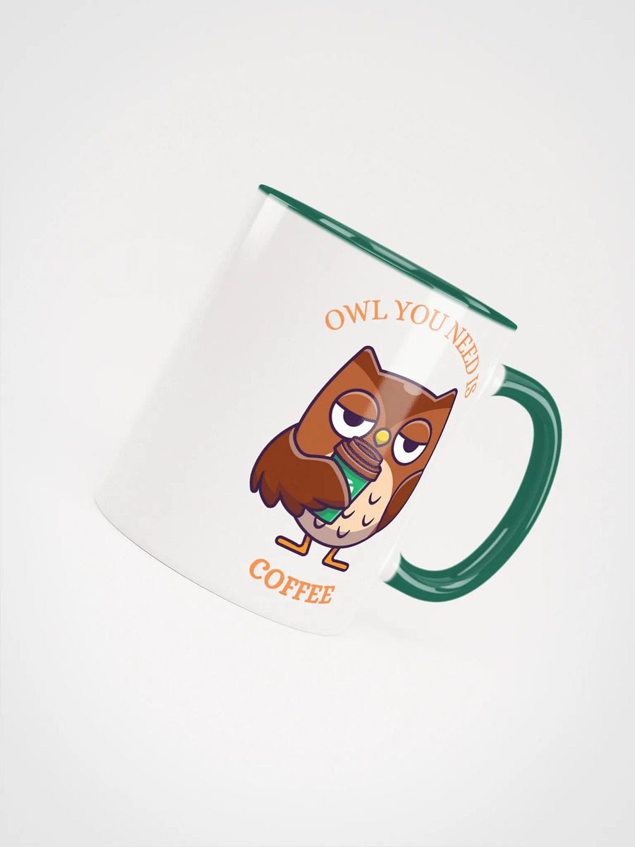 Coffee Owl Ceramic Mug product image (4)
