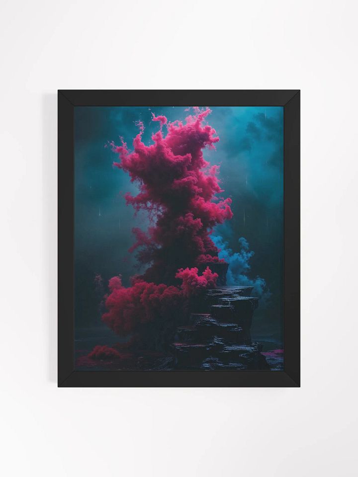 Crimson Bloom Ascension Framed Print product image (4)