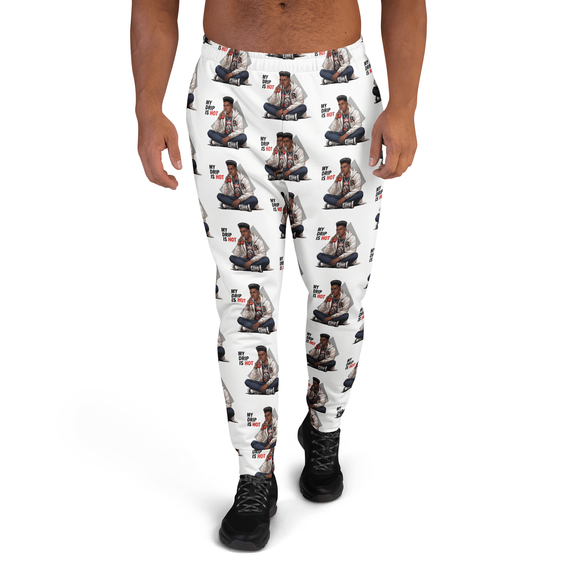 Unisex My Drip Is Hot All-Over Print Sweat Pants product image (2)