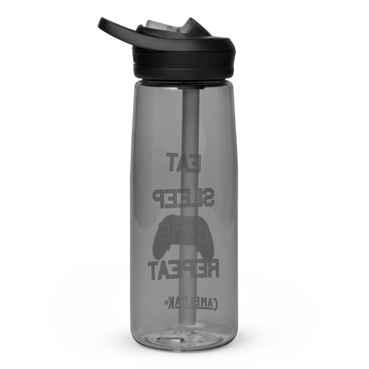 Eat Sleep Game Repeat Xbox Water Bottle product image (2)