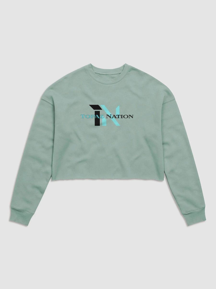 Topaz Nation Cropped Crewneck product image (3)