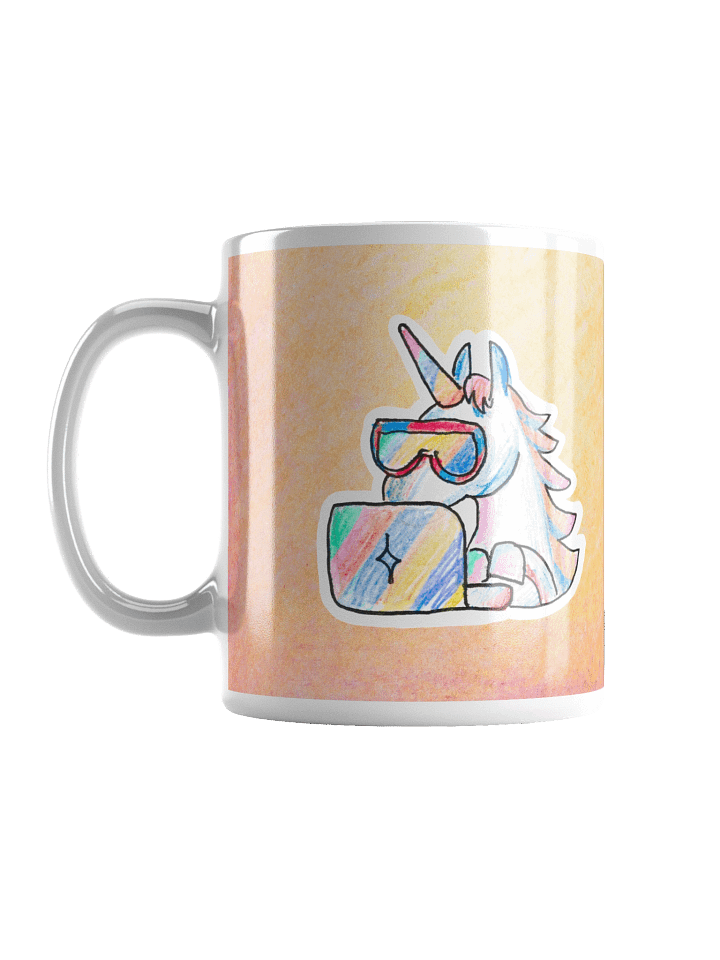 Coding Unicorn Mug (Peach) product image (1)