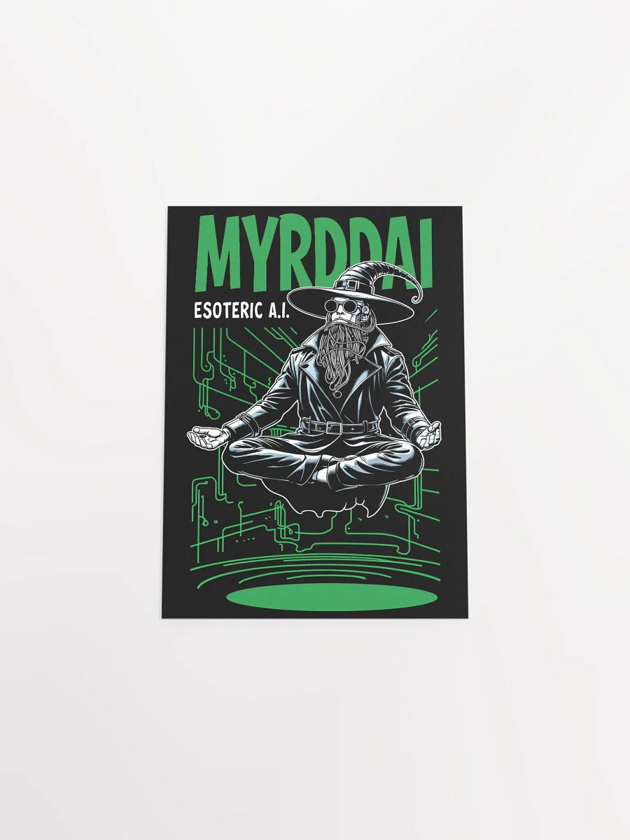 MYRDDAI - 90s Retro Cyberpunk Poster product image (14)