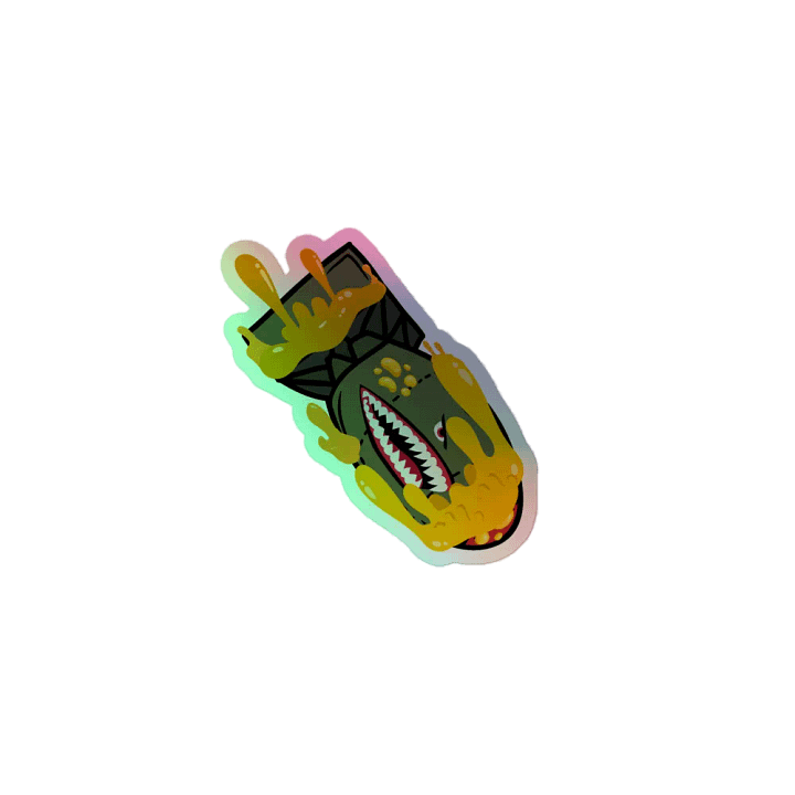 Holographic GLOBS AWAY! Sticker product image (1)