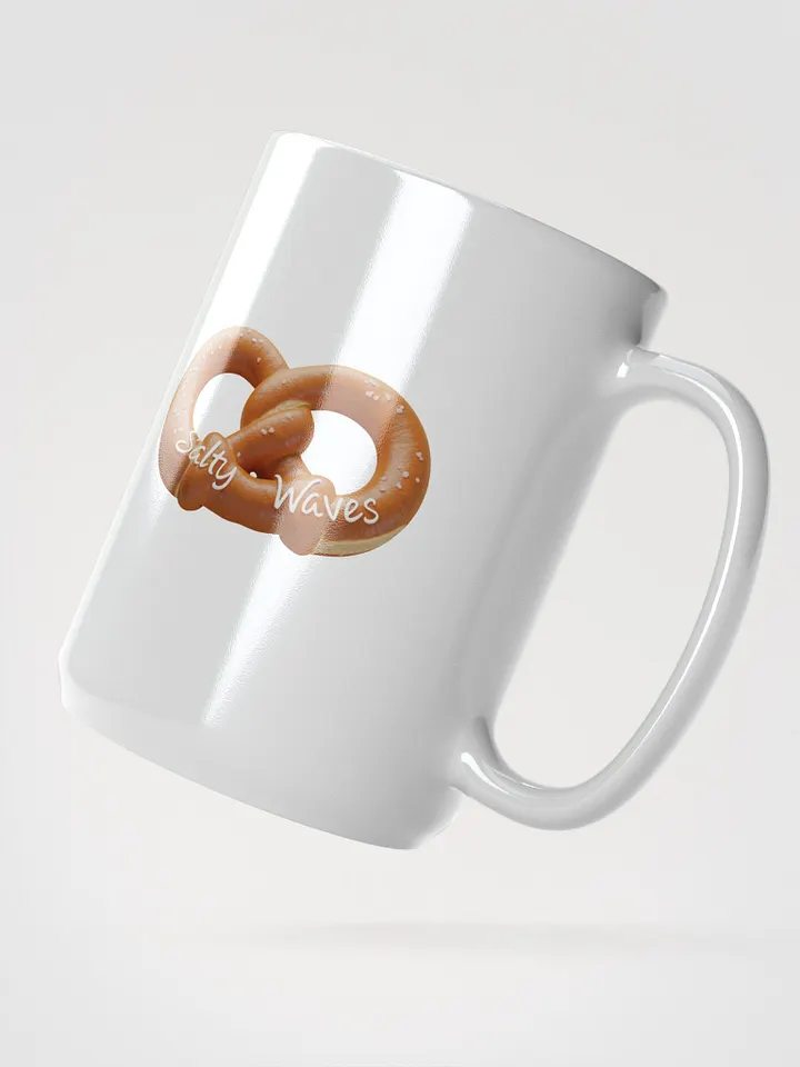 Pretzel Salty Waves White Glossy Mug product image (2)