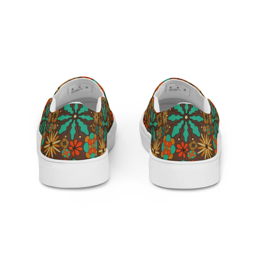 Retro Inspired Floral Canvas Shoes product image (6)
