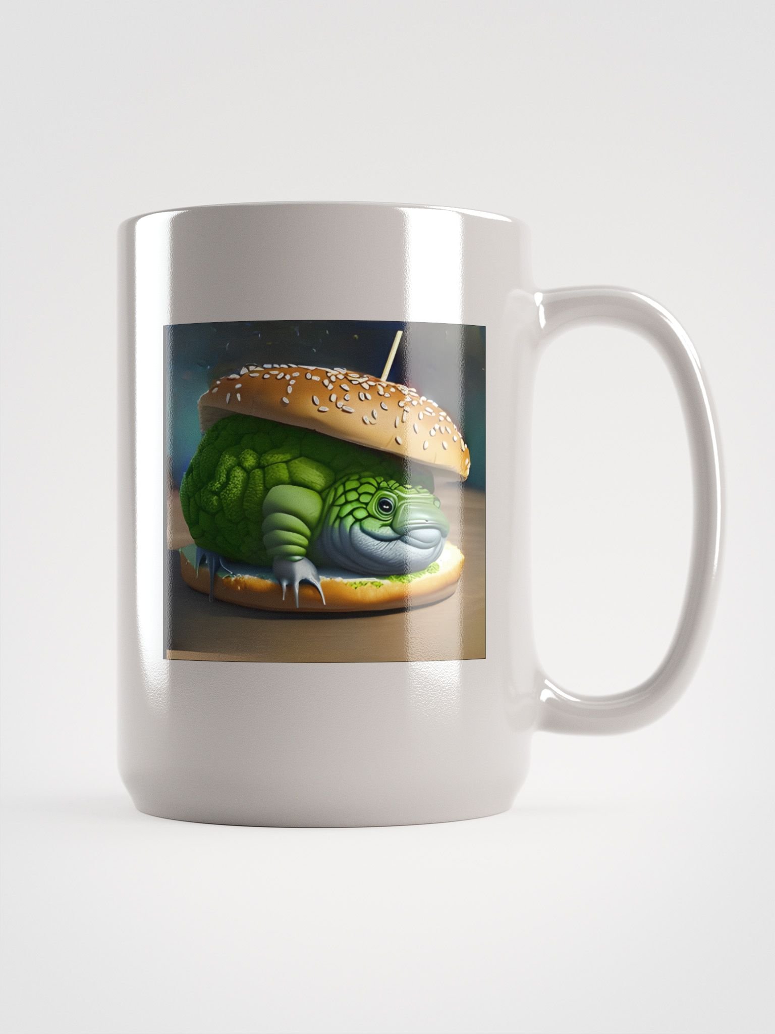 Tardigrade Burger Mug — “Water-Bear” Surreal 15oz product image (2)