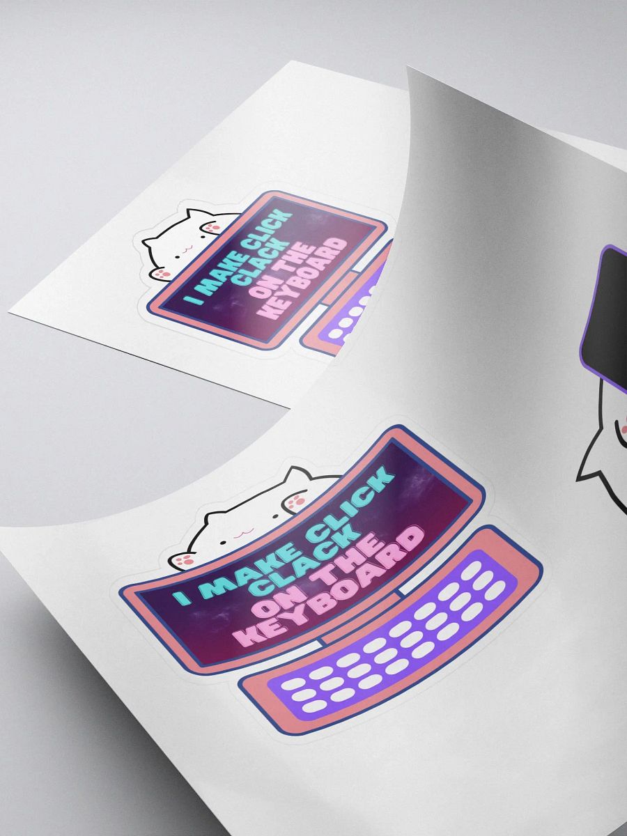 Click Clack Bongo Cat Sticker Pack product image (4)