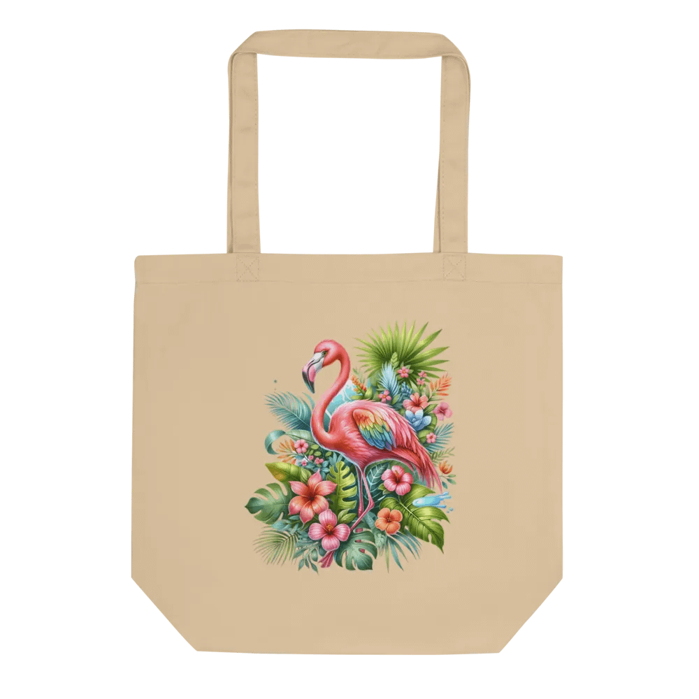 Tropical Flamingo Paradise Tote Bag product image (1)