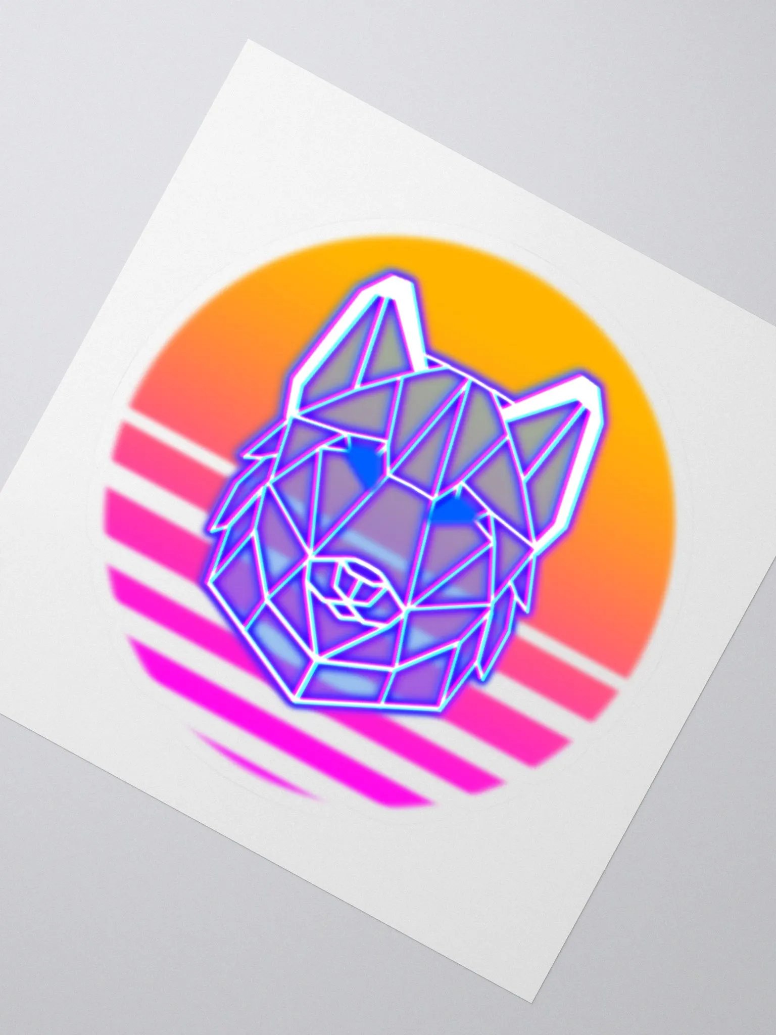 Husky Sunrise Sticker product image (2)
