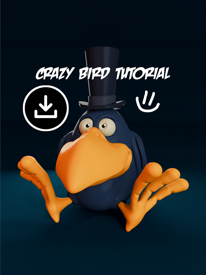 CraZZZy Bird - zBrush Tutorial product image (1)