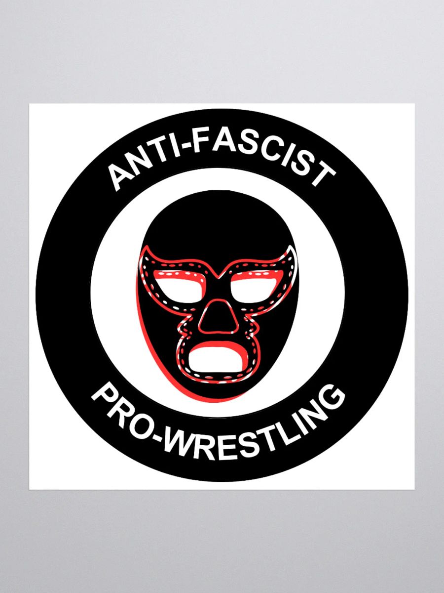 Anti-Fascist Pro-Wrestling - Lucha Sticker product image (3)