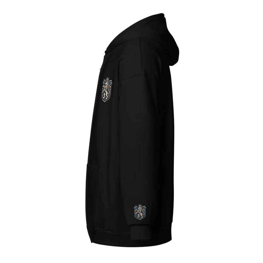 Blue Regal Lion Crest Zip Hoodie product image (3)