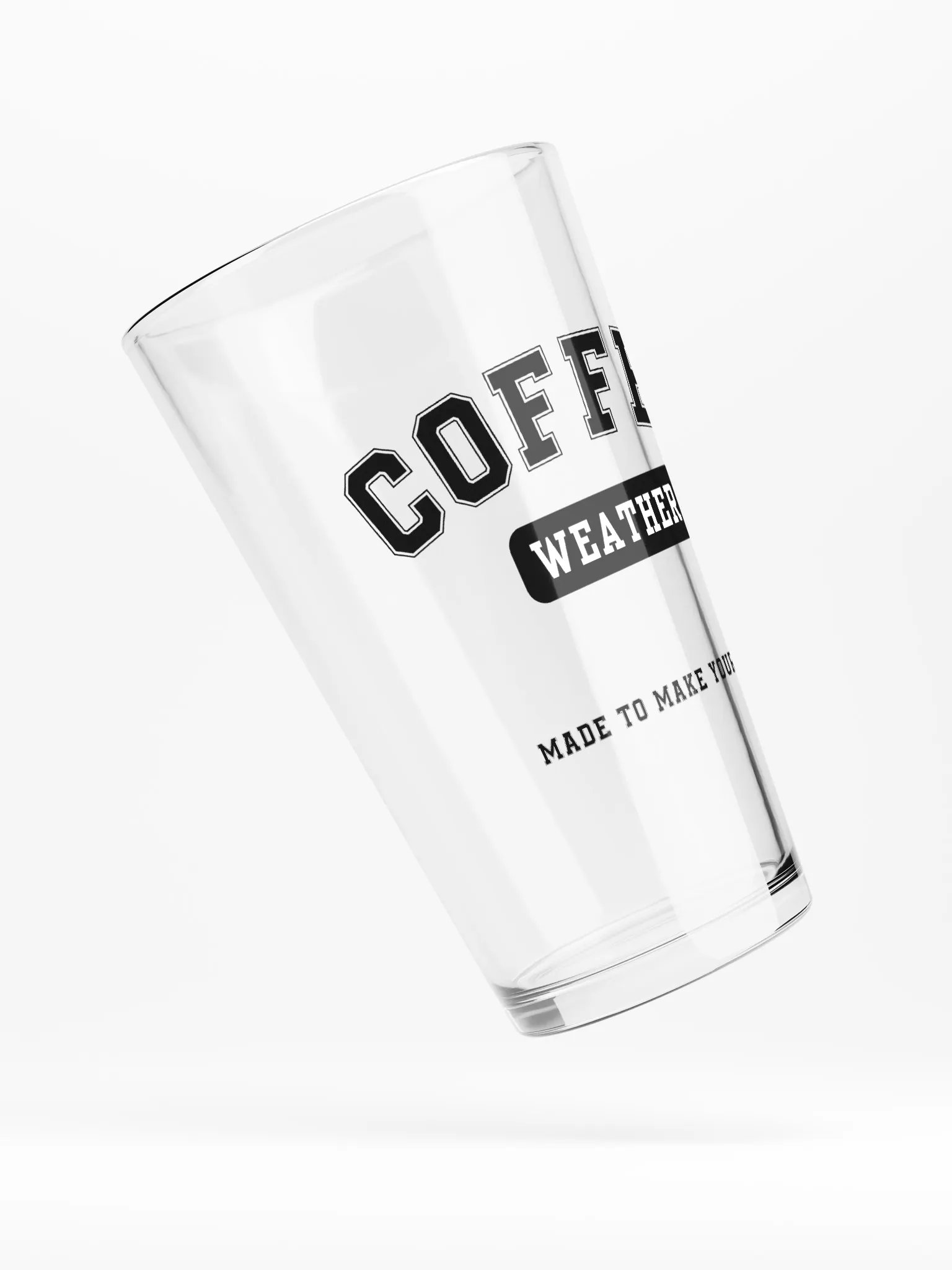 Coffee Weather | Pint Glass product image (4)