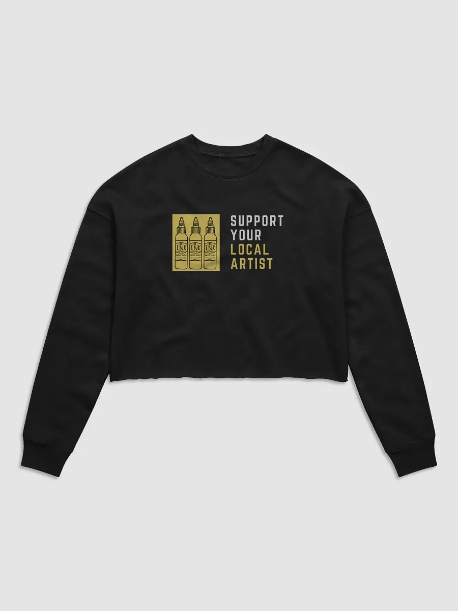 "Support Your Local Artist" Cropped Sweater product image (1)