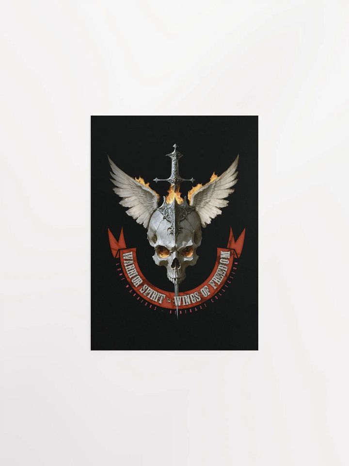 Warrior Spirit - Wings of Freedom ( Matte Paper Poster ) product image (1)