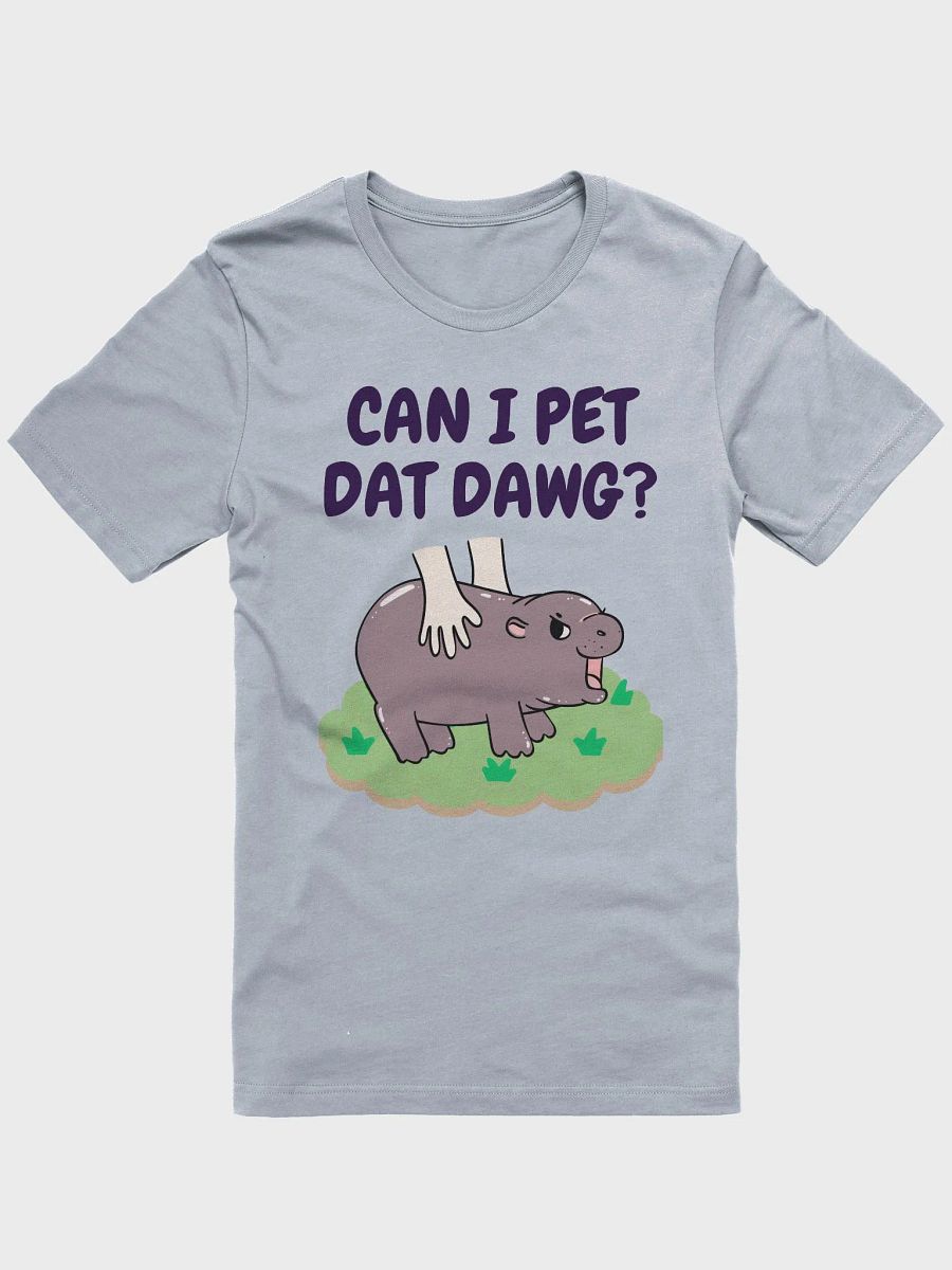 MOODENG'S CAN I PET DAT DAWG? SUPERSOFT T-SHIRT! product image (1)