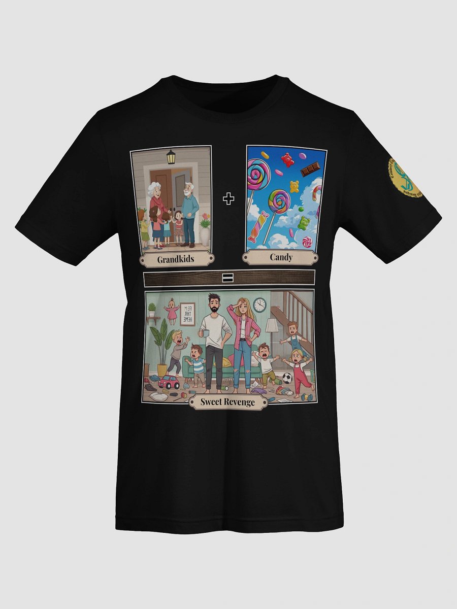 Grandkids + Candy = Sweet Revenge (Both) Bella+Canvas Supersoft T-Shirt Colors (1) product image (7)