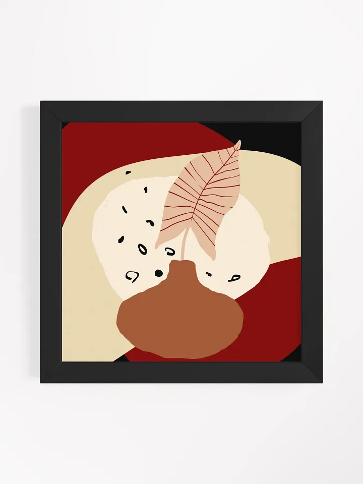 Organic Shapes And A Plant Framed product image (2)