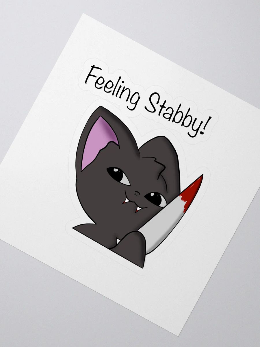 Feeling Stabby Sticker product image (2)