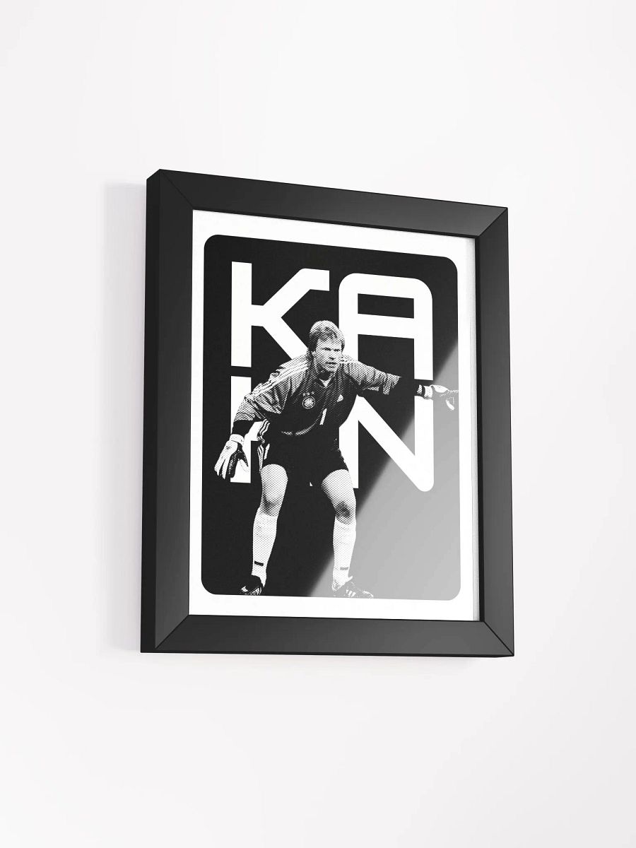 Oliver Kahn BW Germany Name Art Framed Print product image (4)