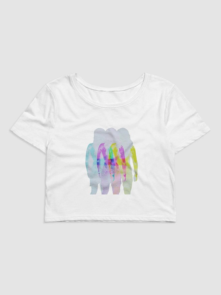 Tri-Figure Holographic Crop Tee product image (1)