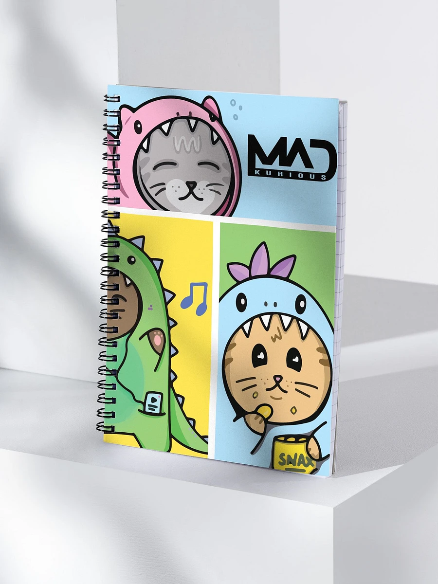 Self Care Kitties Spiral Notebook product image (3)