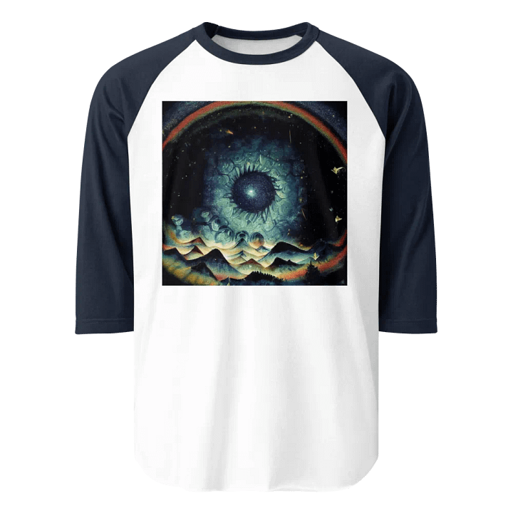 Cosmic Eye Unisex Raglan Tee product image (1)