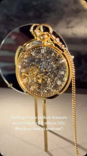 Marie-Antoinette was a huge supporter of Abraham-Louis Breguet in the 1780s, owning several pieces. 

This watch, No. 160, al...
