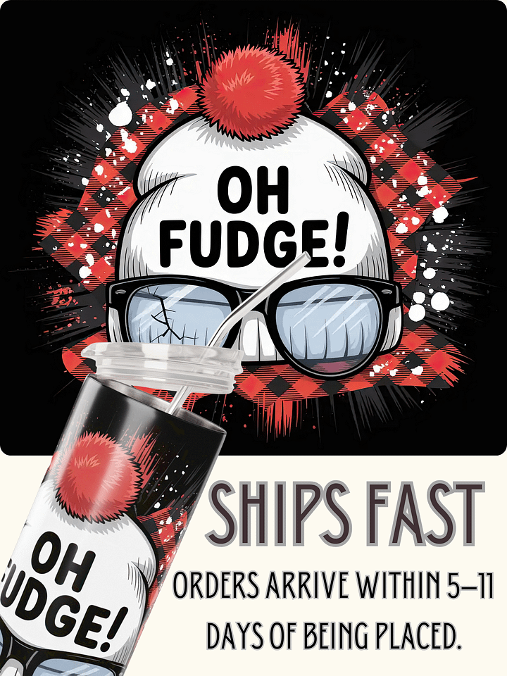 Festive Oh Fudge! Stainless Steel Tumbler product image (1)