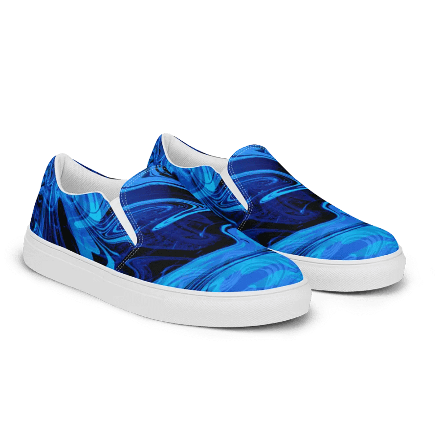 Abyssal Swirl Women's Slip-On Canvas Shoes | Womens Slip-Ons product image (6)