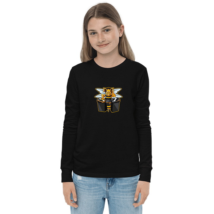 Bee Logo Youth Long Sleeve T-Shirt product image (7)