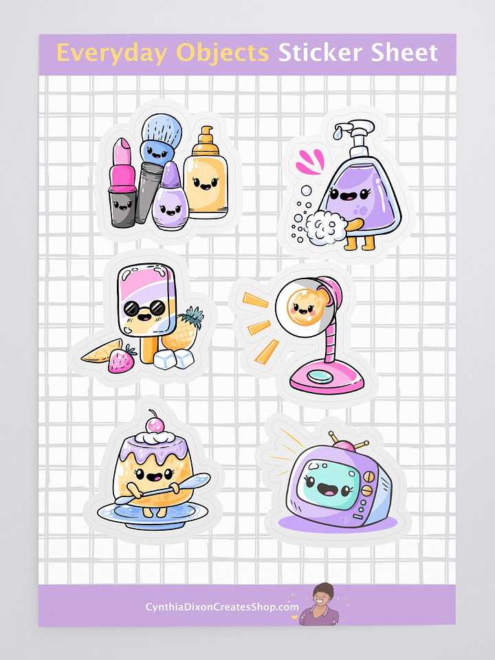 Everyday Objects Sticker Sheet product image (1)